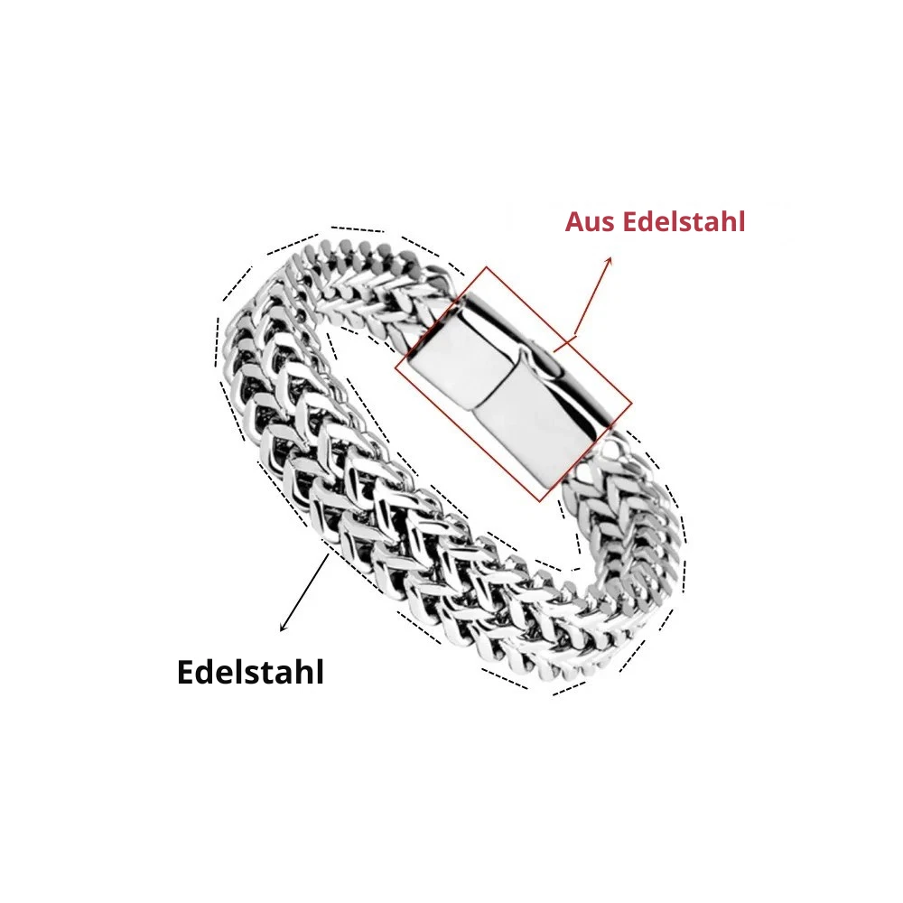 Armband Edelstahl Silber