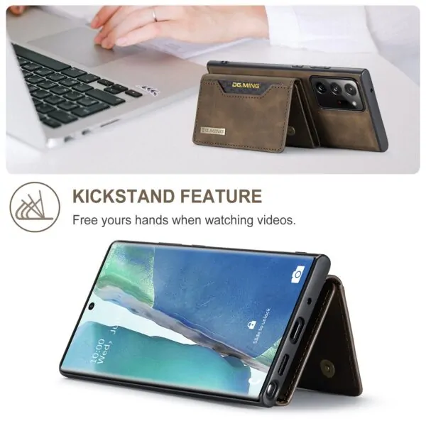 2 in 1 Abdeckung Für Samsung Galaxy S21 S22 Plus Hinweis 20 Ultra A22 A32 A52S A13 A33 A53 A73 5G mit Kartenhalter – Bild 2