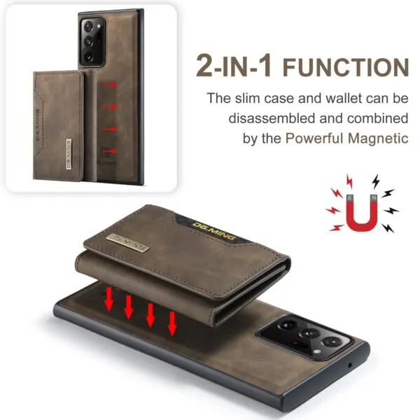 2 in 1 Abdeckung Für Samsung Galaxy S21 S22 Plus Hinweis 20 Ultra A22 A32 A52S A13 A33 A53 A73 5G mit Kartenhalter – Bild 3