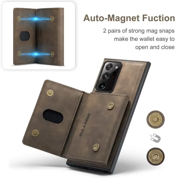2 in 1 Abdeckung Für Samsung Galaxy S21 S22 Plus Hinweis 20 Ultra A22 A32 A52S A13 A33 A53 A73 5G mit Kartenhalter – Bild 5