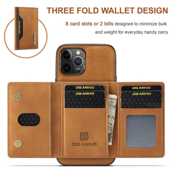 2 in 1  Abdeckung Handyschutzhülle Case mit Kartenhalter Für iPhone – Bild 4