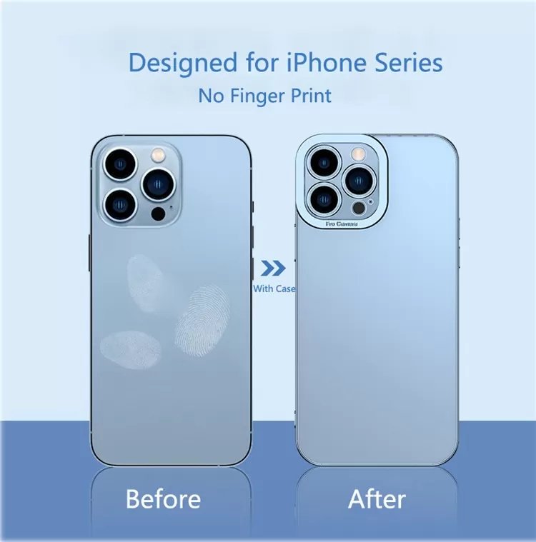 Durchsichtige iPhone Hülle, Schwarz und Silber – Bild 4