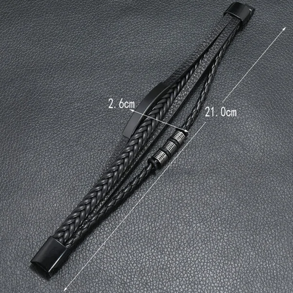 Lederarmband aus Hochwertigem Material, 2 Farbe – Bild 6