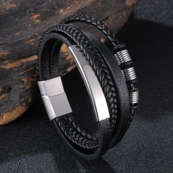 Lederarmband aus Hochwertigem Material, 2 Farbe – Bild 3