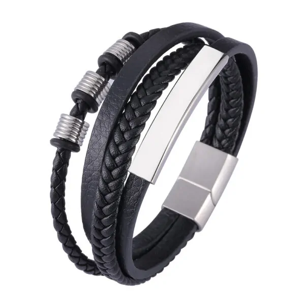 Lederarmband aus Hochwertigem Material, 2 Farbe – Bild 4