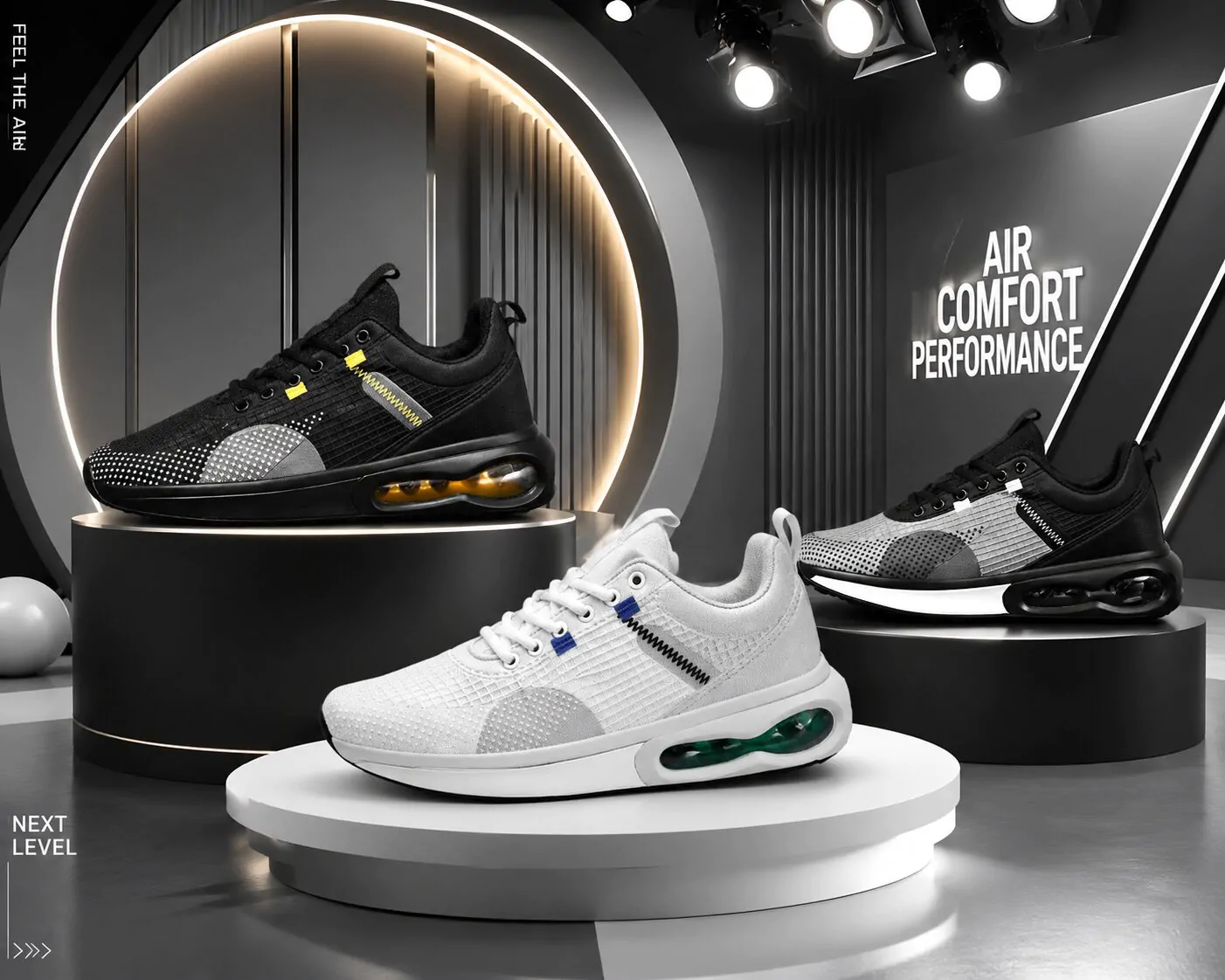 Herrenschuhe Laufschuhe Turnschuhe Sneaker aus Hoch Wertigem Material