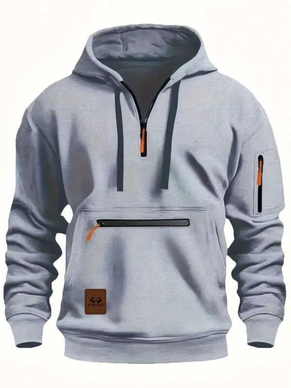 Herren Hoodie mit Reißverschluss