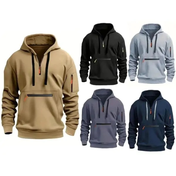 Herren Hoodie mit Reißverschluss