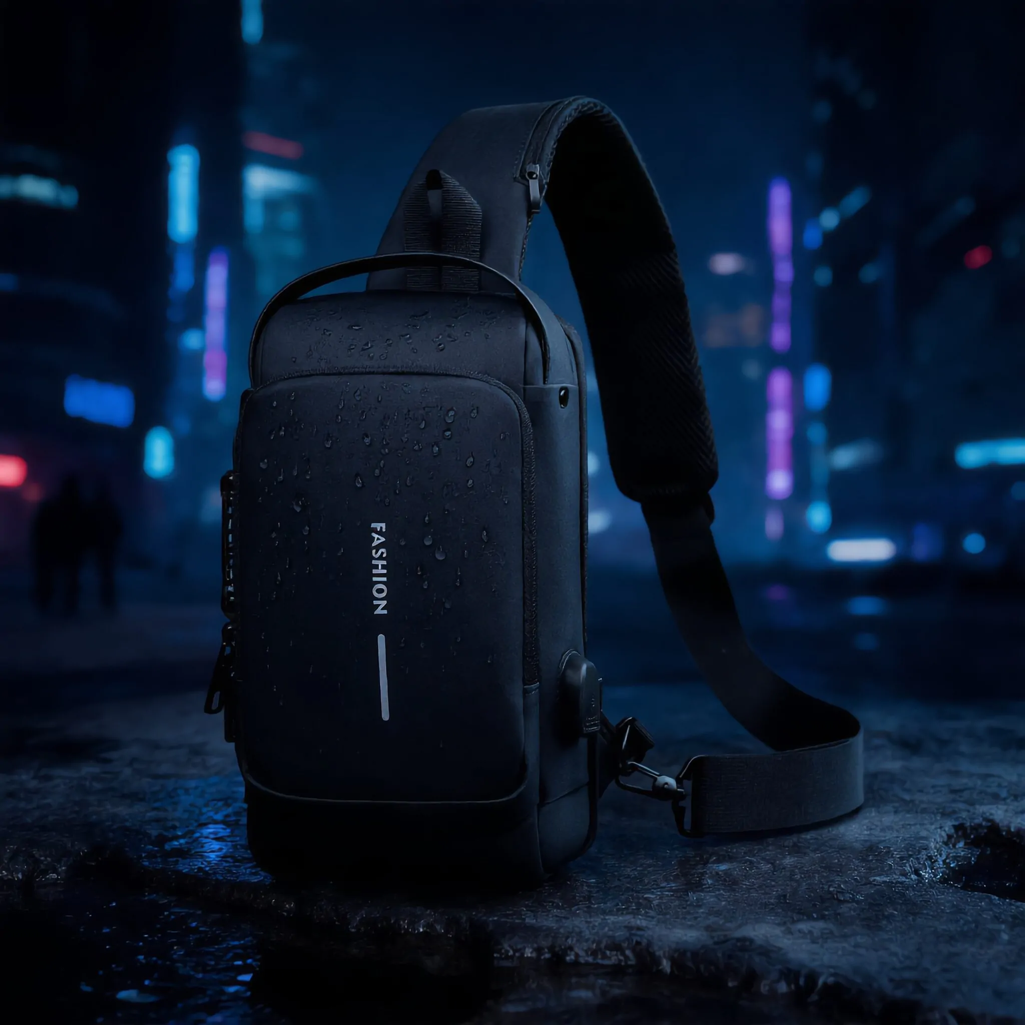 Gegen Wasser Brusttasche